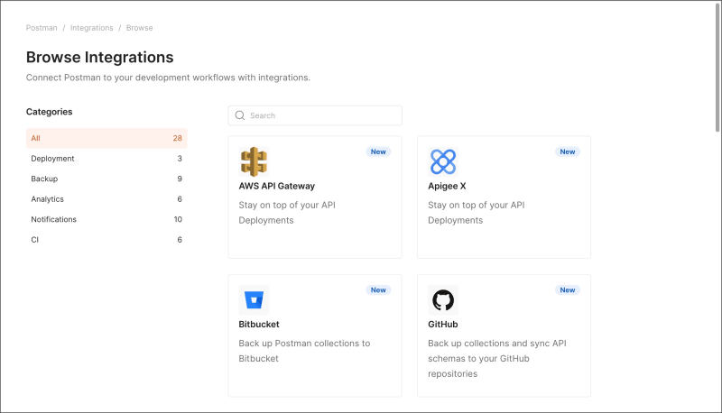 Browse all integrations