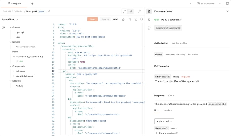 Schema documentation live preview