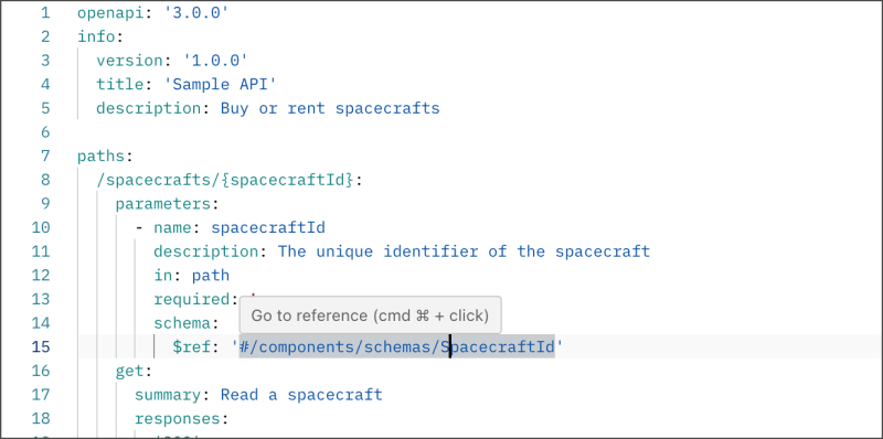 Jumping to a reference location