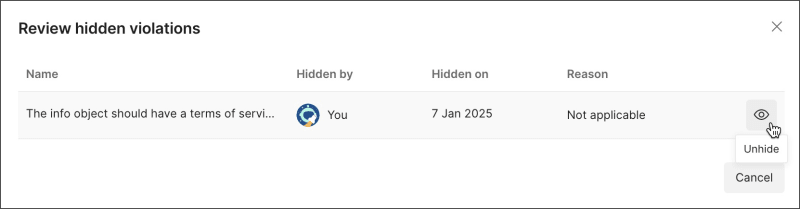 Review hidden rules for your API definition