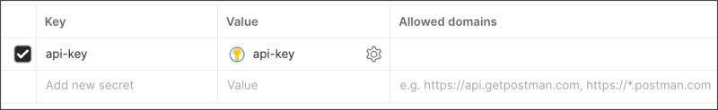 Linked Azure secret
