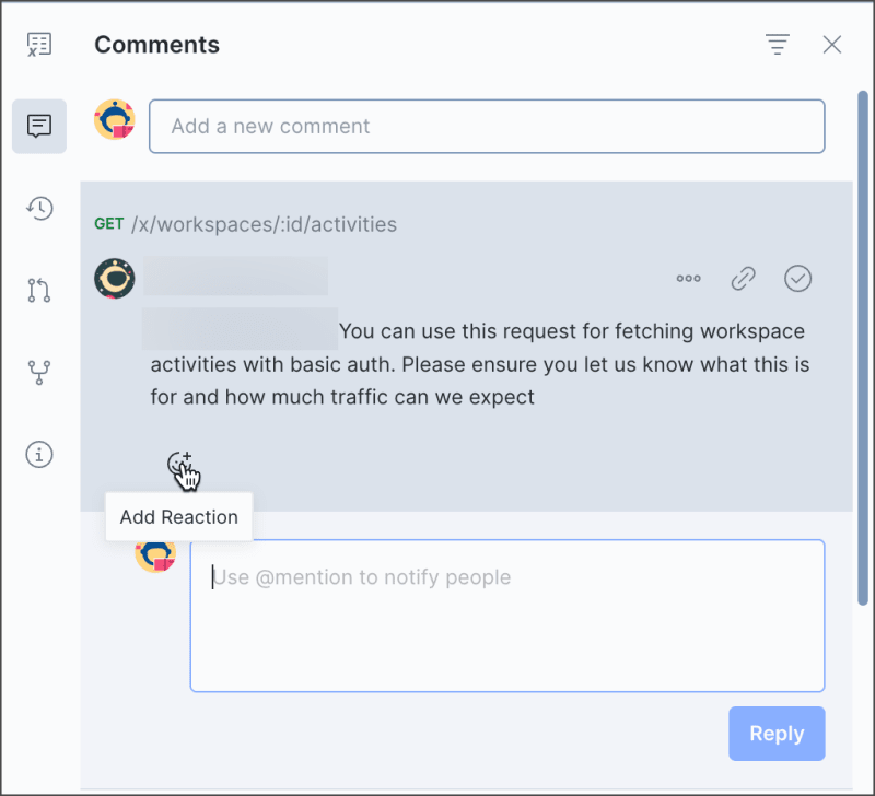 Reply to a comment