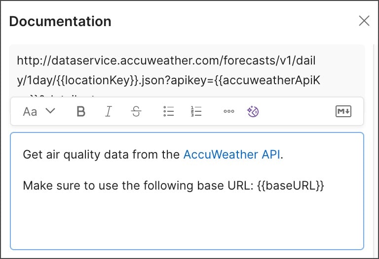 Referencing a variable