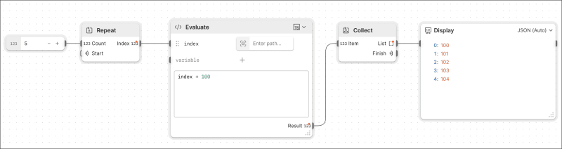 Design pattern for basic loop with Repeat