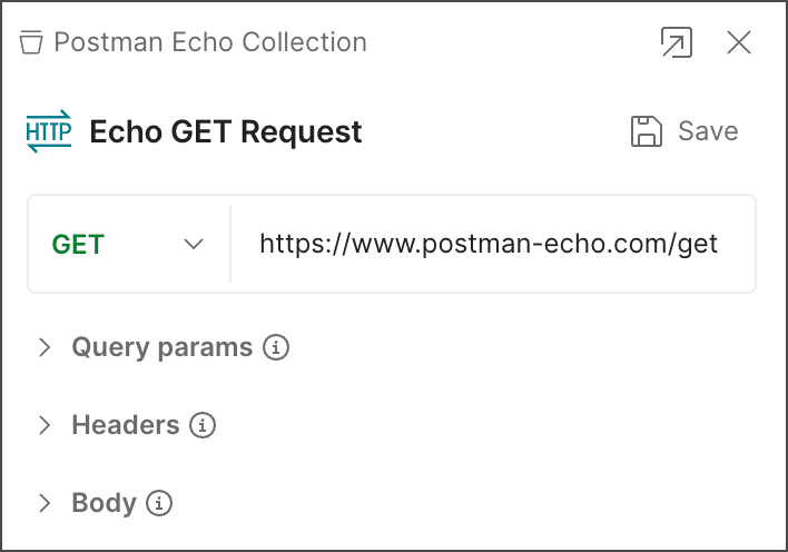 Postman Flows request editor