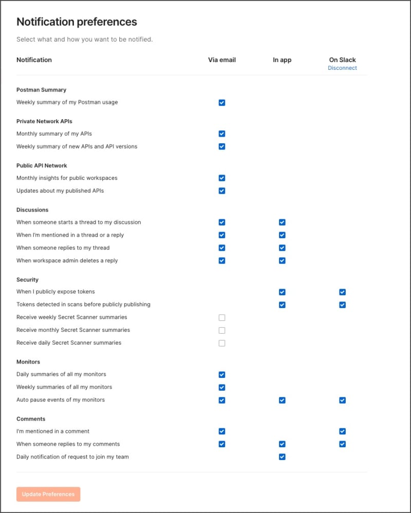 Personalize Slack notification preferences