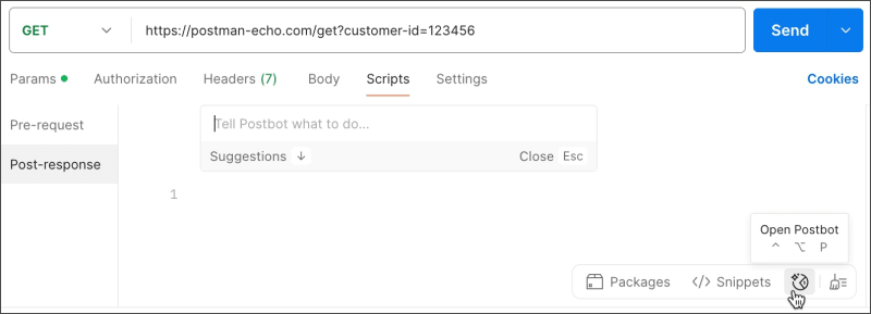 Write tests with Postbot