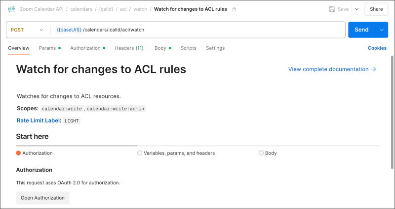 Send first public API request