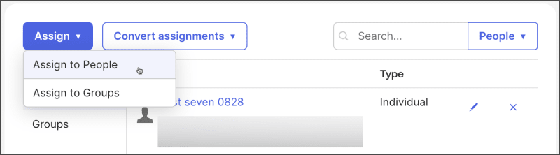 Assign people to Postman in Okta