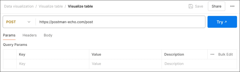 Trying example