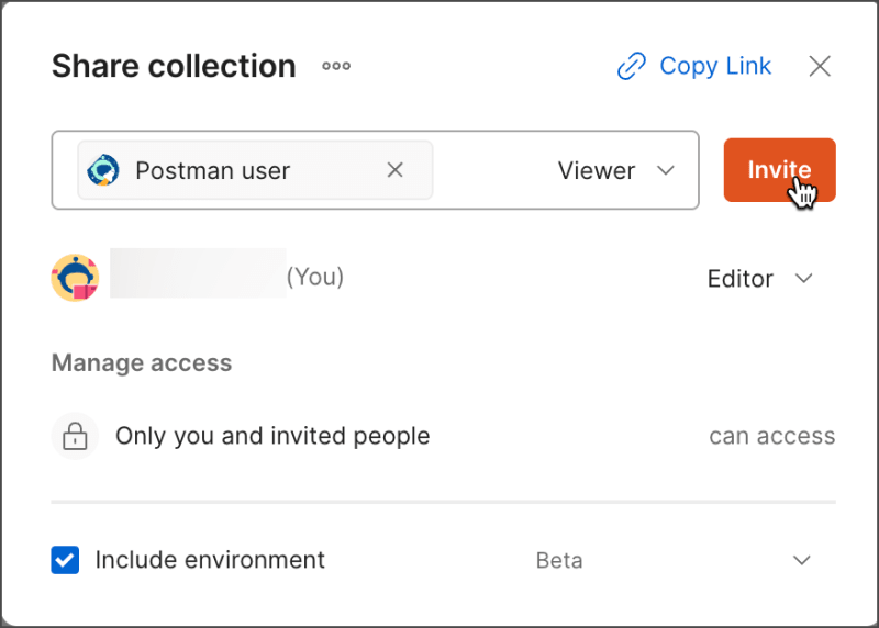 Share a collection using name, email, or group
