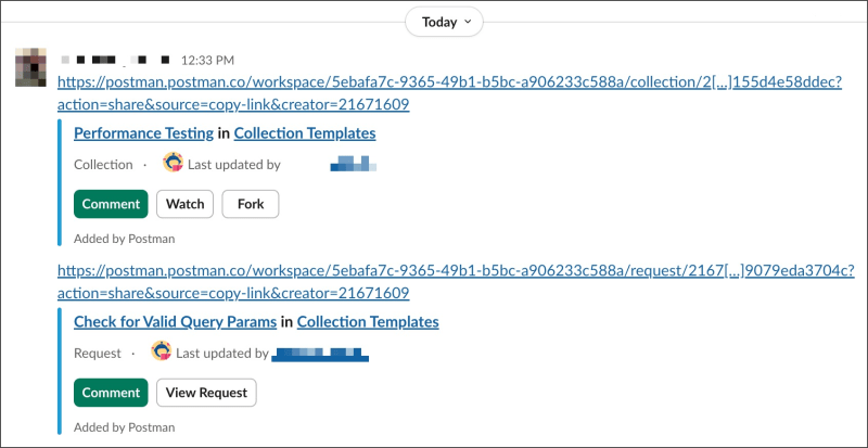 Slack rich links