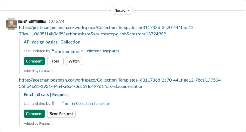 Slack rich links