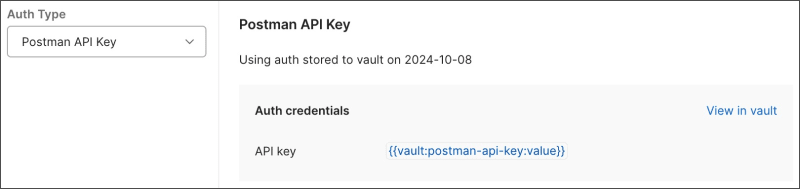 Use vault secret stored using Guided Auth