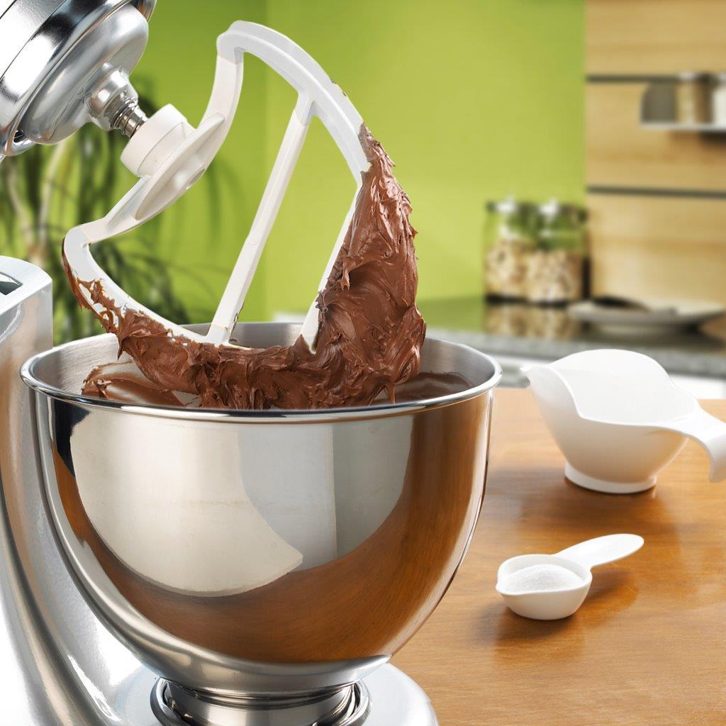 Pourfect Scrape A Bowl Flex Edge Beater Fits 4 5qt Tilt Head Kitchenai Pourfect Products