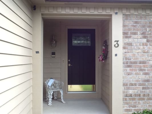 exterior door kick plate