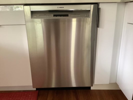 Shem63w55n Bosch 300 Series 24 Dishwasher 44 Db 3rd Rack Stainless Steel