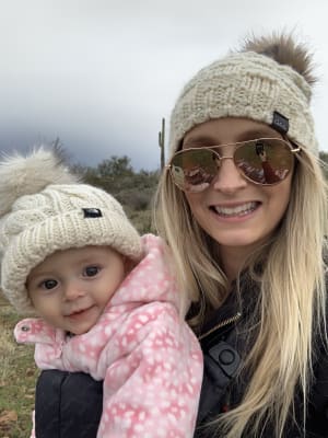 north face oh mega fur pom beanie