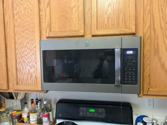 Ge Jvm7195skss 1 9 Cuft 1000 Watt Steam Over The Range Microwave In Stainless Steel Brandsmart Usa