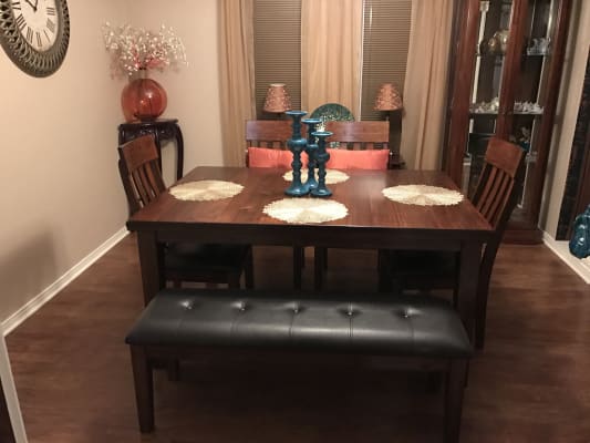 Signature Design By Ashley Ralene 6 Piece Dining Set In Medium
