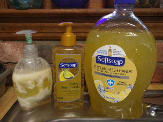 Softsoap Antibacterial Hand Soap Kitchen Fresh Hands Citrus