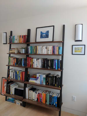 Gallery Leaning Shelf Modern Bookcases Shelving Modern