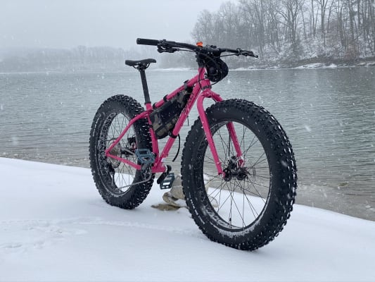 pink fat bike