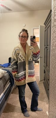 Lucky brand aztec cardigan cheap