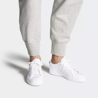 adidas nizza low white