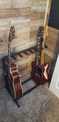 Proline Plms7 7 Guitar Folding Stand Black Guitar Center
