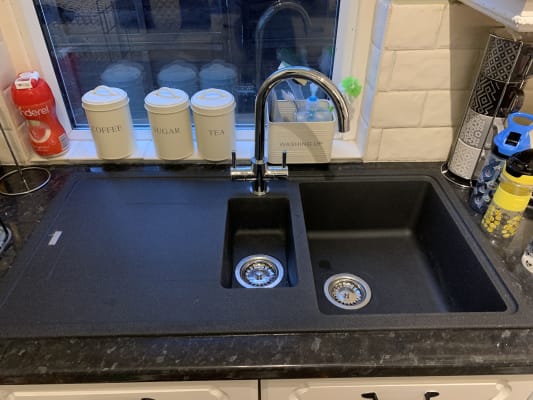 Franke Titan 1 5 Bowl Reversible Composite Kitchen Sink Graphite