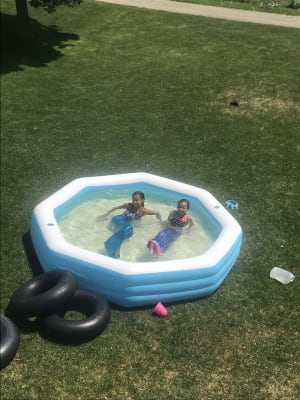 Summer Waves 10 Octagonal Inflatable Family Pool Big Lots