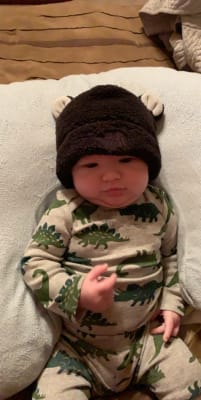 north face baby bear hat
