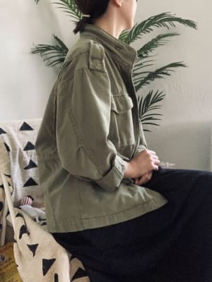 Lucky brand military jacket womens sale