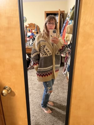 Lucky brand aztec cardigan clearance