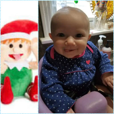 Winter Wonder Lane Animated Funny Face Elf Big Lots