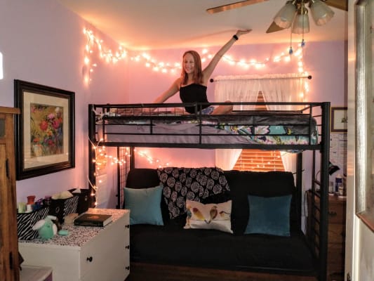 Just Home Twin Futon Bunk Bed Big Lots