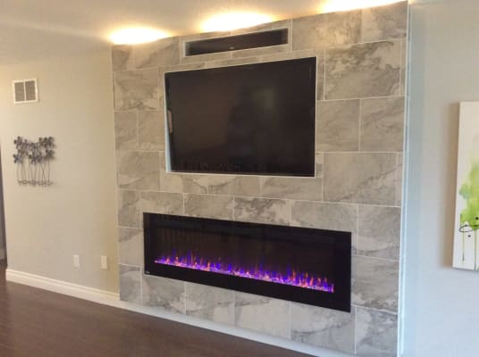 Napoleon 72 Allure Wall Mount Electric Fireplace Nefl72fh