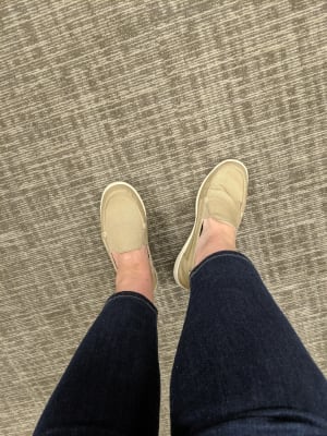 crocs canvas loafer