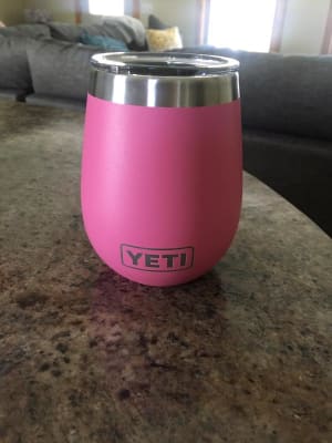 pink yeti wine tumbler