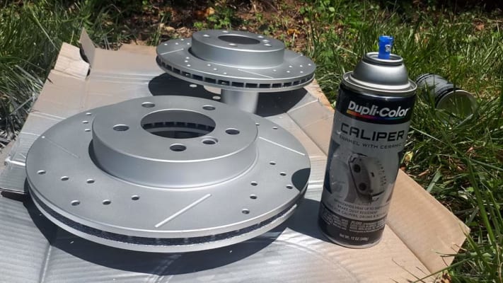 Duplicolor Caliper Paint Silver 12 Oz Aerosol Bcp103 Advance Auto Parts