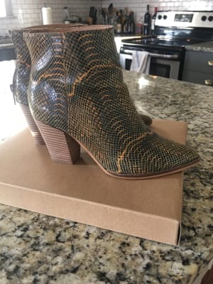 Lucky brand adalan bootie black top