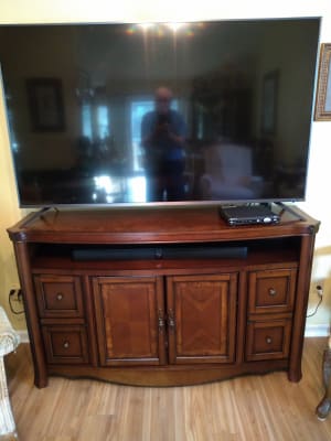 Ash Burl Finish Tv Stand Big Lots