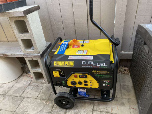 3500 Watt Dual Fuel Generator Champion Power Equipment