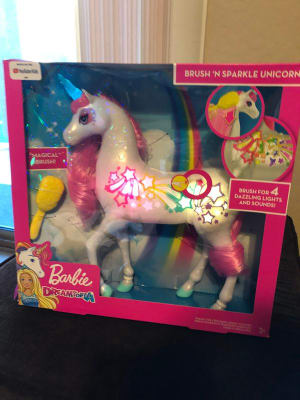 brush and sparkle unicorn