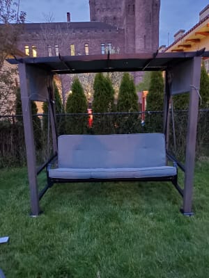 Broyhill Patio Pergola Cushioned Daybed 3 Person Swing Big Lots