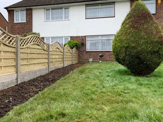 Feather Edge Boards Arris Rails Fencing Wickes Co Uk