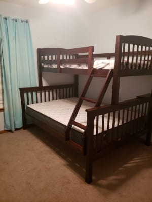 simmons riley twin over full bunk bed