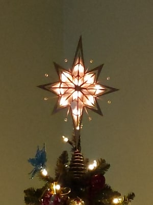 Pre Lit Bethlehem Star Tree Topper Balsam Hill Check out our bethlehem star tree topper selection for the very best in unique or custom, handmade pieces from our ornaments & accents shops. lighted bethlehem star tree topper
