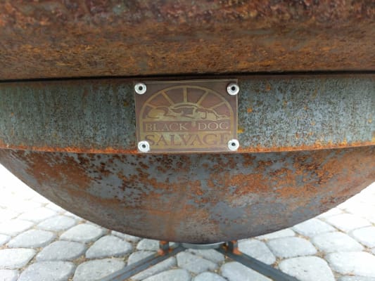 Syrup Kettle Fire Pit With Stand Set Plowhearth